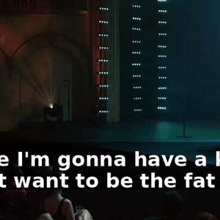 Since I'm gonna have a kid, I don't want to be the fat dad.