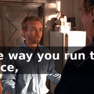 The way you run this place,