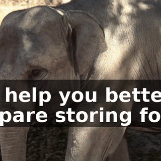 It'll help you better prepare storing foods