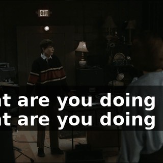 - What are you doing here? - What are you doing here?