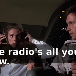 The radio's all yours now.