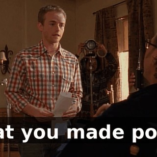 that you made porn.