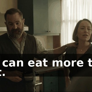 You can eat more than that.