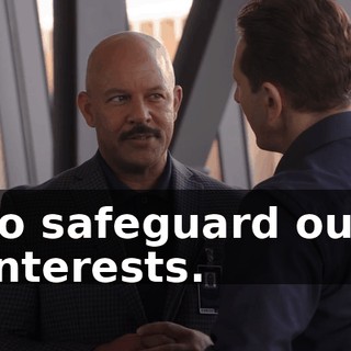 to safeguard our interests.