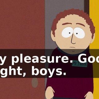 My pleasure. Good night, boys.