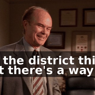 but the district thinks that there's a way