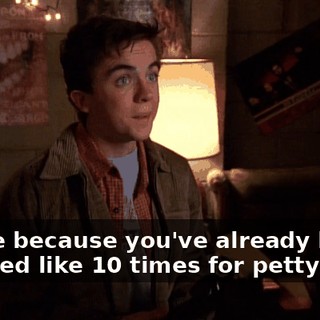 Maybe because you've already been arrested like 10 times for petty theft.