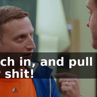 reach in, and pull out our shit!