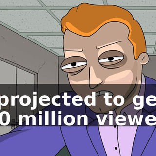 is projected to get 200 million viewers.