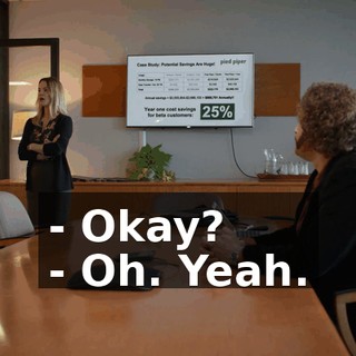 - Okay? - Oh. Yeah.