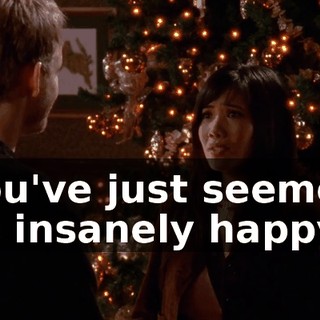 you've just seemed so insanely happy.