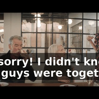 I'm sorry! I didn't know you guys were together!