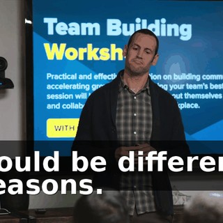 Could be different reasons.