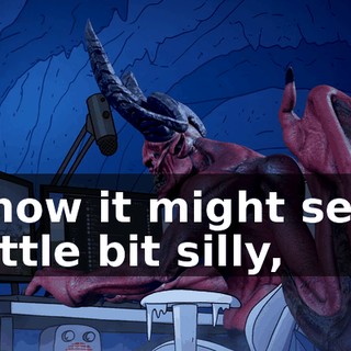 I know it might seem a little bit silly,
