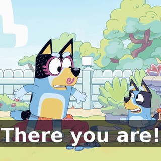 There you are!