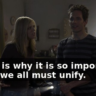 That is why it is so important that we all must unify.