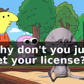 Why don't you just get your license?