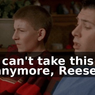I can't take this anymore, Reese.