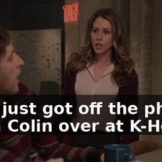 So I just got off the phone with Colin over at K-Hole,