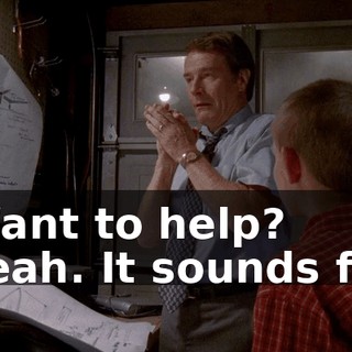 - Want to help? - Yeah. It sounds fun.
