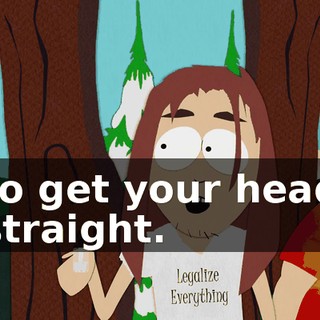 to get your head straight.
