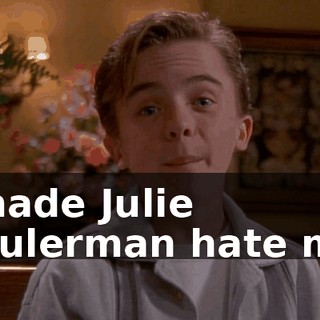 I made Julie Houlerman hate me.