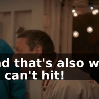 And that's also why he can't hit!