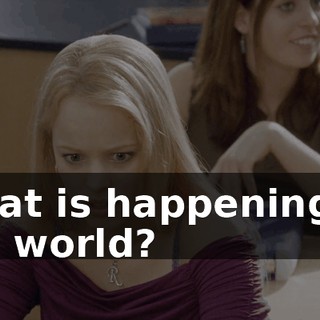 What is happening to the world?