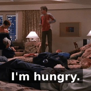 I'm hungry.