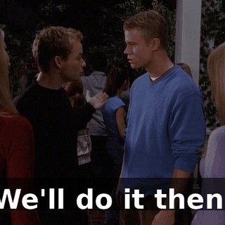 We'll do it then.