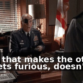 And that makes the other cadets furious, doesn't it?