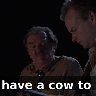 We have a cow to kill.