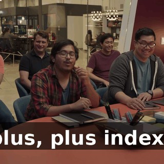 plus, plus index?