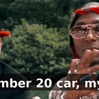 ...number 20 car, myself.