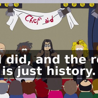 So I did, and the rest, oh, is just history.