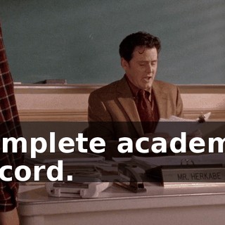 complete academic record.