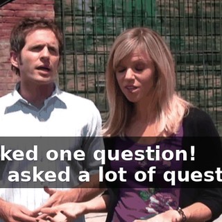 - I asked one question! - You asked a lot of questions.