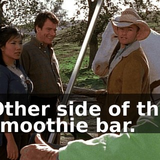 Other side of the smoothie bar.