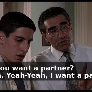 - Do you want a partner? - Yeah. Yeah-Yeah, I want a partner.