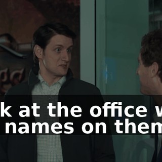 back at the office with our names on them