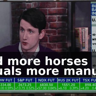 and more horses equals more manure.