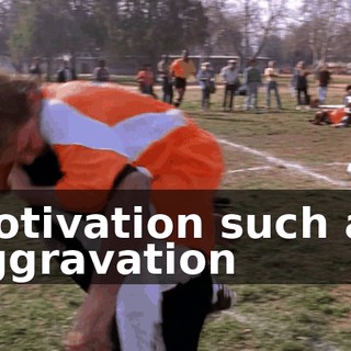 ♪ Motivation such an aggravation ♪
