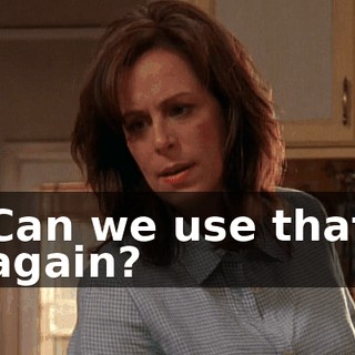 Can we use that again?