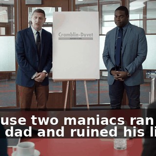 Because two maniacs ran over their dad and ruined his life.