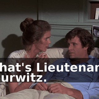 That's Lieutenant Hurwitz.