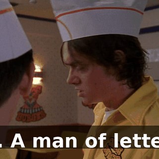 Ah. A man of letters.