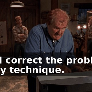 I will correct the problems in my technique.