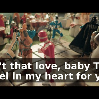 ♪ Ain't that love, baby That I feel in my heart for you ♪