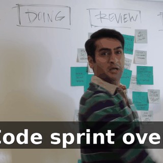 Code sprint over.