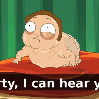 Morty, I can hear you!